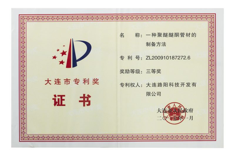 Dalian Patent Award