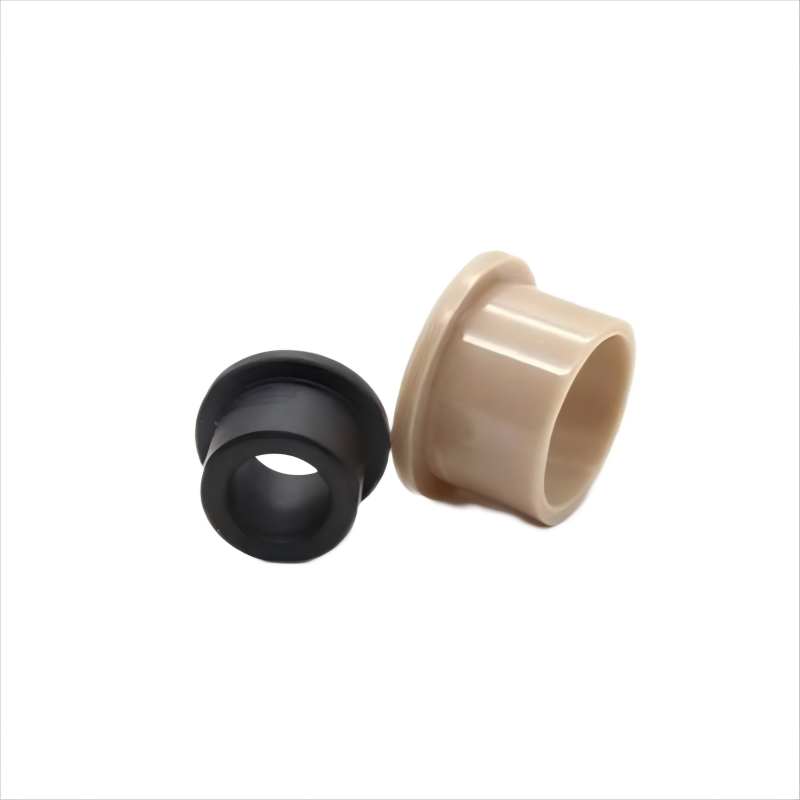 PEEK wear-resistant flanged bushing PEEK wear-resistant flanged bushing